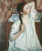 Mary Cassatt Girl Arranging Her Hair 1886 oil